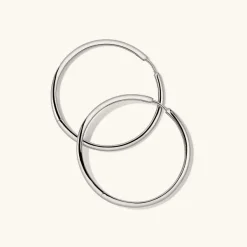 Earrings<Mejuri Tube Oversized Hoops