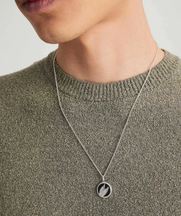 Necklaces<Mejuri Victory: Winged Coin Charm Pendant