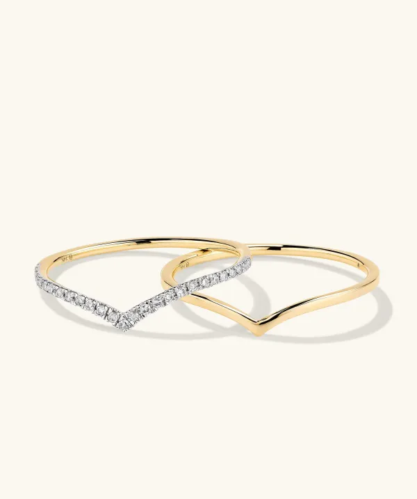 Rings<Mejuri Wishbone Stacker Set