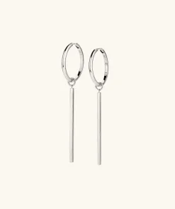 Earrings<Mejuri Xl Bar Hoop Charms