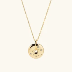 Necklaces<Mejuri Zodiac Pendant Necklace