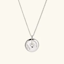 Necklaces<Mejuri Zodiac Pendant Necklace Silver
