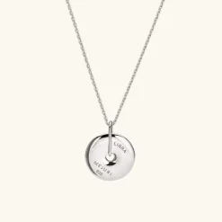 Necklaces<Mejuri Zodiac Pendant Necklace Silver