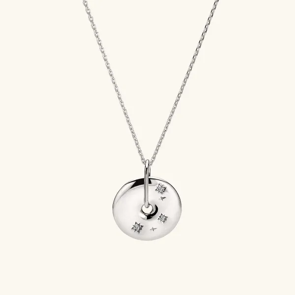 Necklaces<Mejuri Zodiac Pendant Necklace Silver