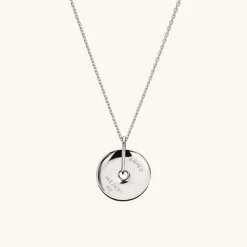 Necklaces<Mejuri Zodiac Pendant Necklace Silver