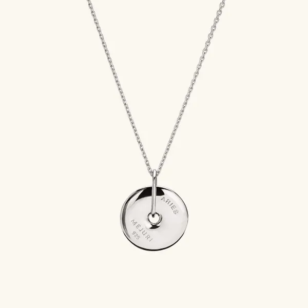 Necklaces<Mejuri Zodiac Pendant Necklace Silver