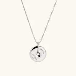 Necklaces<Mejuri Zodiac Pendant Necklace Silver