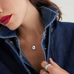 Necklaces<Mejuri Zodiac Pendant Necklace Silver