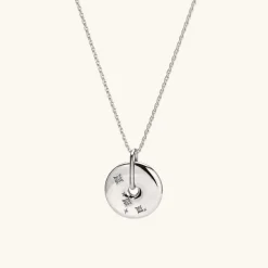 Necklaces<Mejuri Zodiac Pendant Necklace Silver