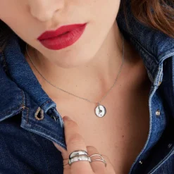 Necklaces<Mejuri Zodiac Pendant Necklace Silver