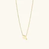 Necklaces<Mejuri Zodiac Sign Necklace